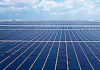 The 10-acre solar system at the Boeing North Charleston, South Carolina, facilities